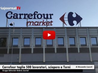 I dipendenti del Gruppo Carrefour di Terni oggi in sciopero