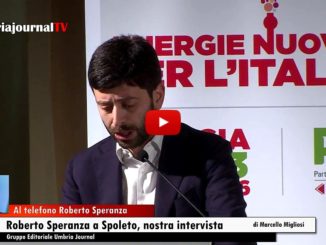 Nostra intervista in esclusiva a Roberto Speranza, Sinistra Pd, domani a Spoleto
