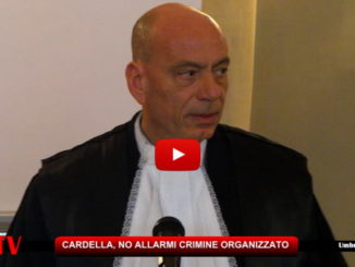 Procuratore Cardella, in Umbria no allarmi crimine organizzato
