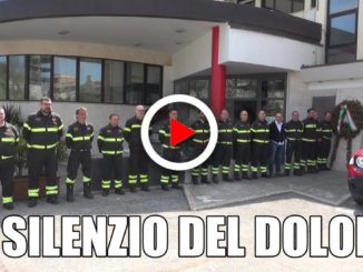 Funerali Dario e Giorgio, il silenzio del dolore dei vigili del fuoco di tutta Italia