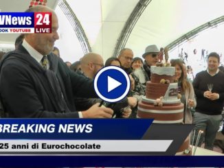 Eurochocolate compie 25 anni grande festa in Piazza IV novembre