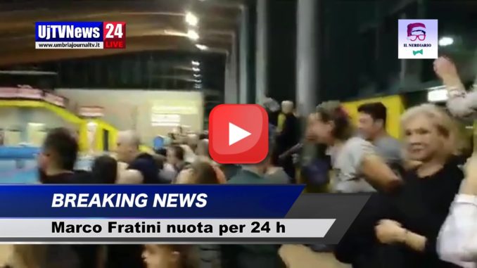 Marco Fratini e il suo record del mondo nuota per 24 video de Il Nerdiario