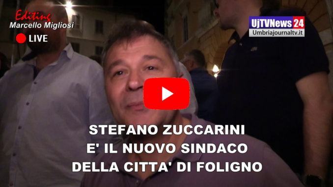 Stefano Zuccarini è il nuovo sindaco di Foligno, le sue prime parole