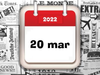 Rassegna stampa del 20 marzo 2022, giornali in pdf