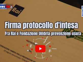 Protocollo Fondazione Usura e Rai. La firma oggi a Palazzo Donini