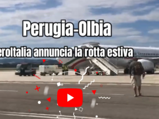 Nuova Rotta aerea Perugia - Olbia dal 3 Giugno al 27 Settembre