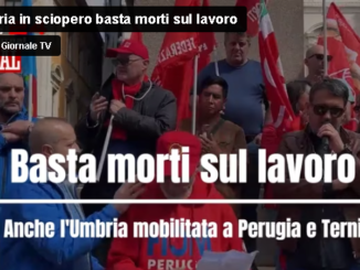 Umbria in sciopero: basta morti sul lavoro
