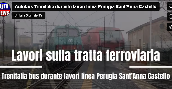 Lavori sulla Tratta Ferroviaria Foligno-Terni, un mese di disagi